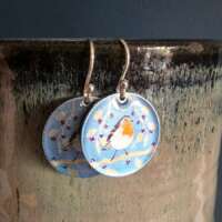 Robin Dinky Drop Disc Earrings thumbnail