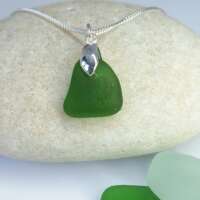 Green Sea Glass Necklace thumbnail