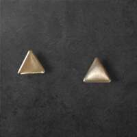 Silver Triangle Earrings thumbnail