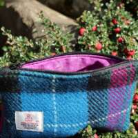 Skye Blue Harris Tweed Coin Purse thumbnail