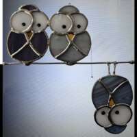 Three Crazy Owls Suncatcher thumbnail