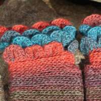 Twilight Crochet Fingerless Gloves thumbnail