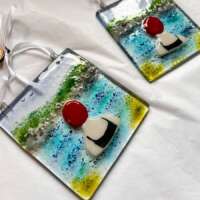 Fused Glass Wild Swimmer Decoration thumbnail