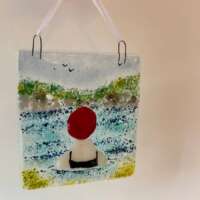 Fused Glass Wild Swimmer Decoration thumbnail