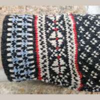 Davoch Jumper Charcoal Oatmilk thumbnail