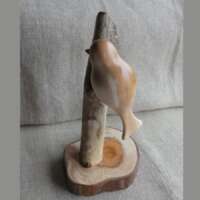 Yew Wood Bird Sculpture thumbnail
