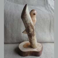 Yew Wood Bird Sculpture thumbnail